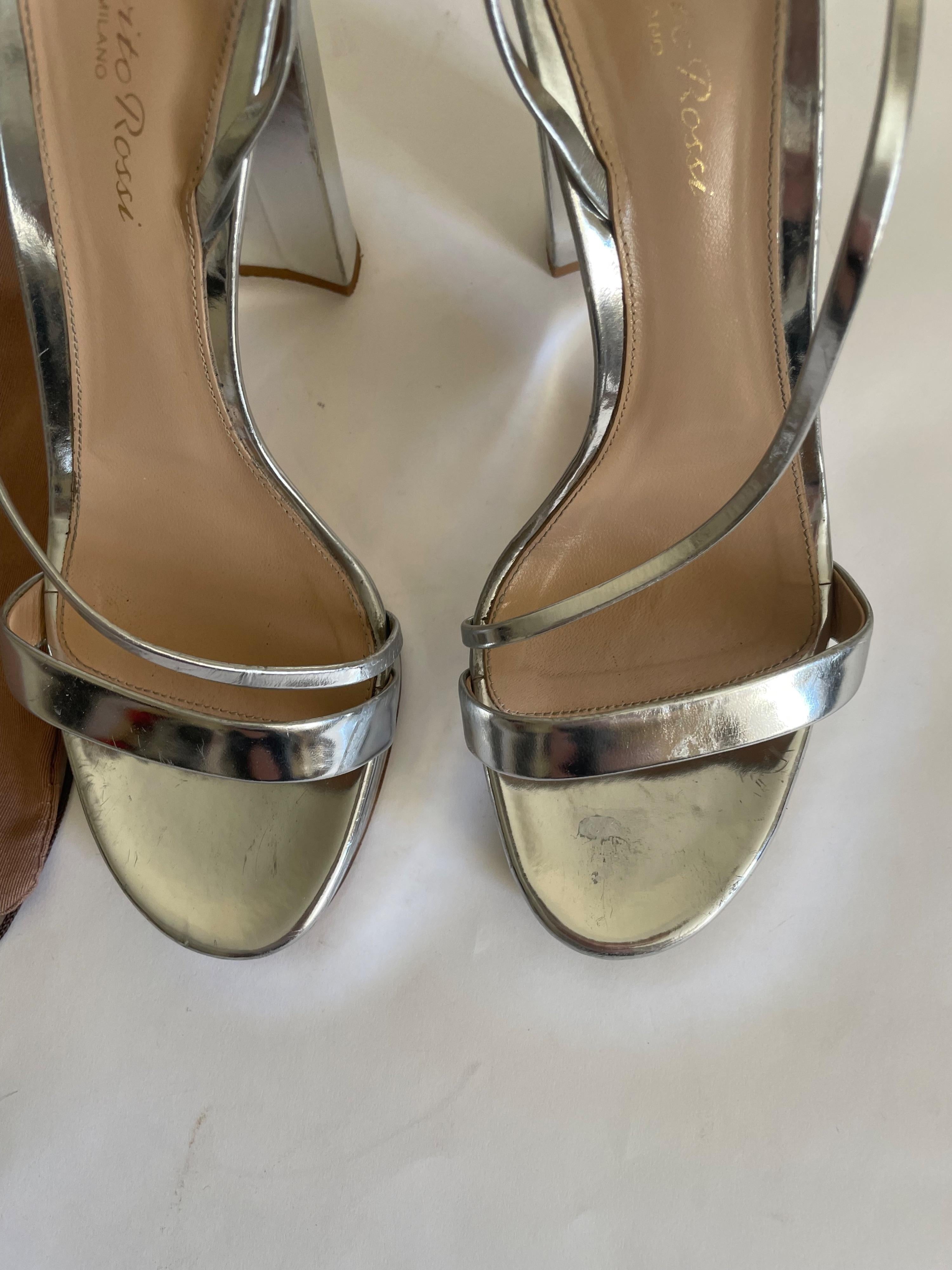 Gianvito Rossi Kimberly leather platform sandals