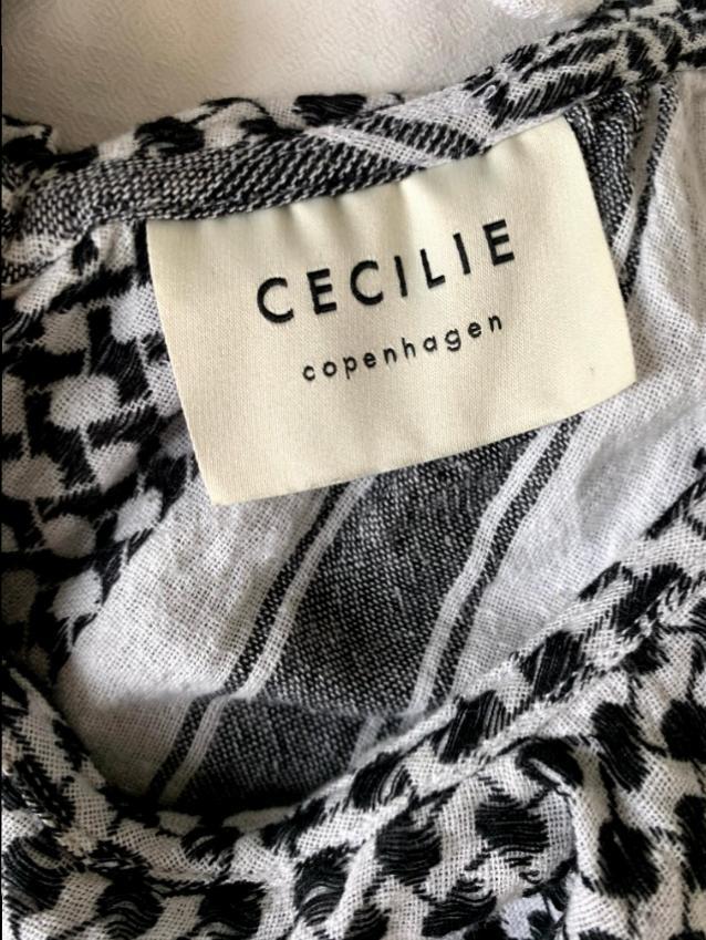Cecilie Copenhagen Black & White Cotton Top