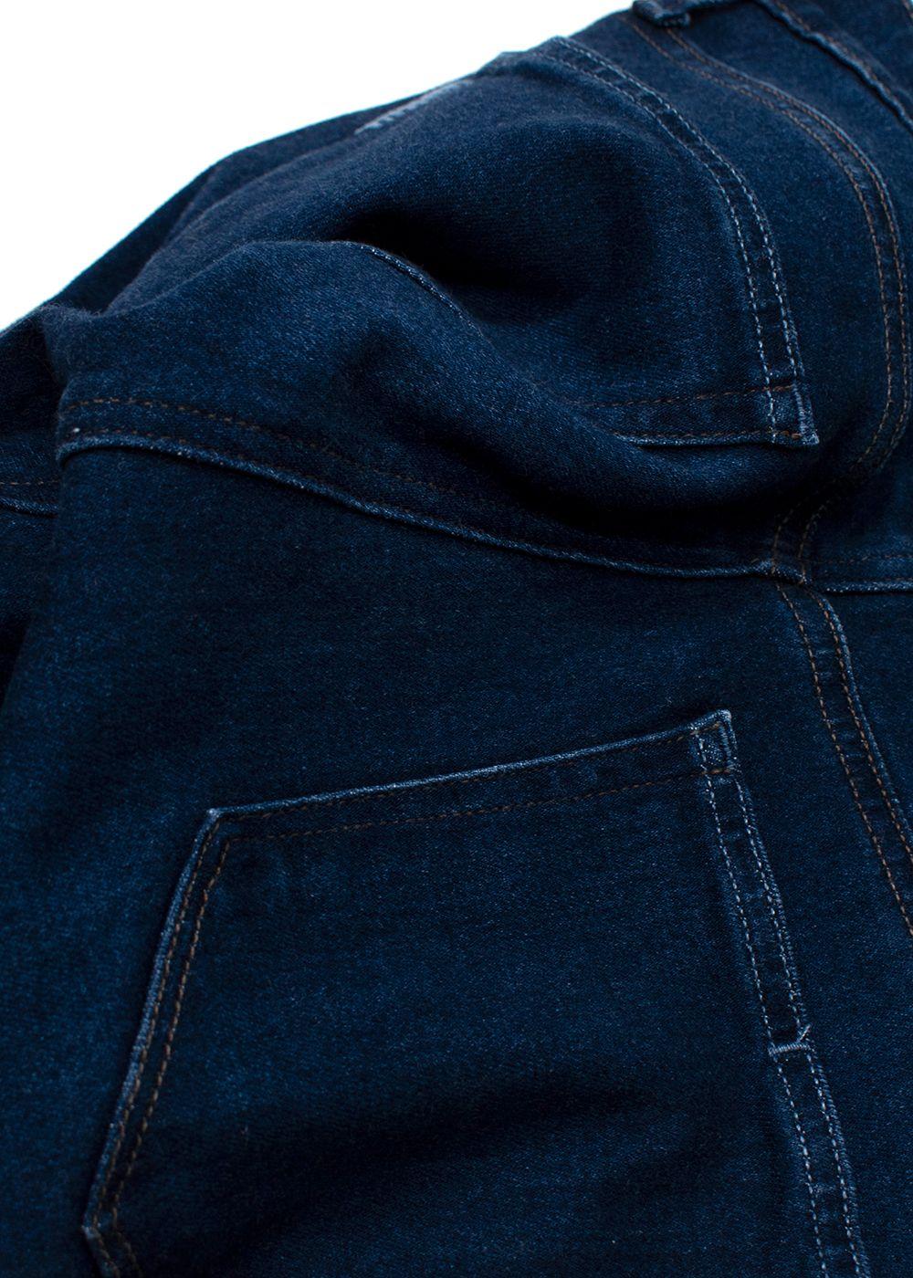 Paige Dark Blue Wash Anessa Cropped Leg Jeans