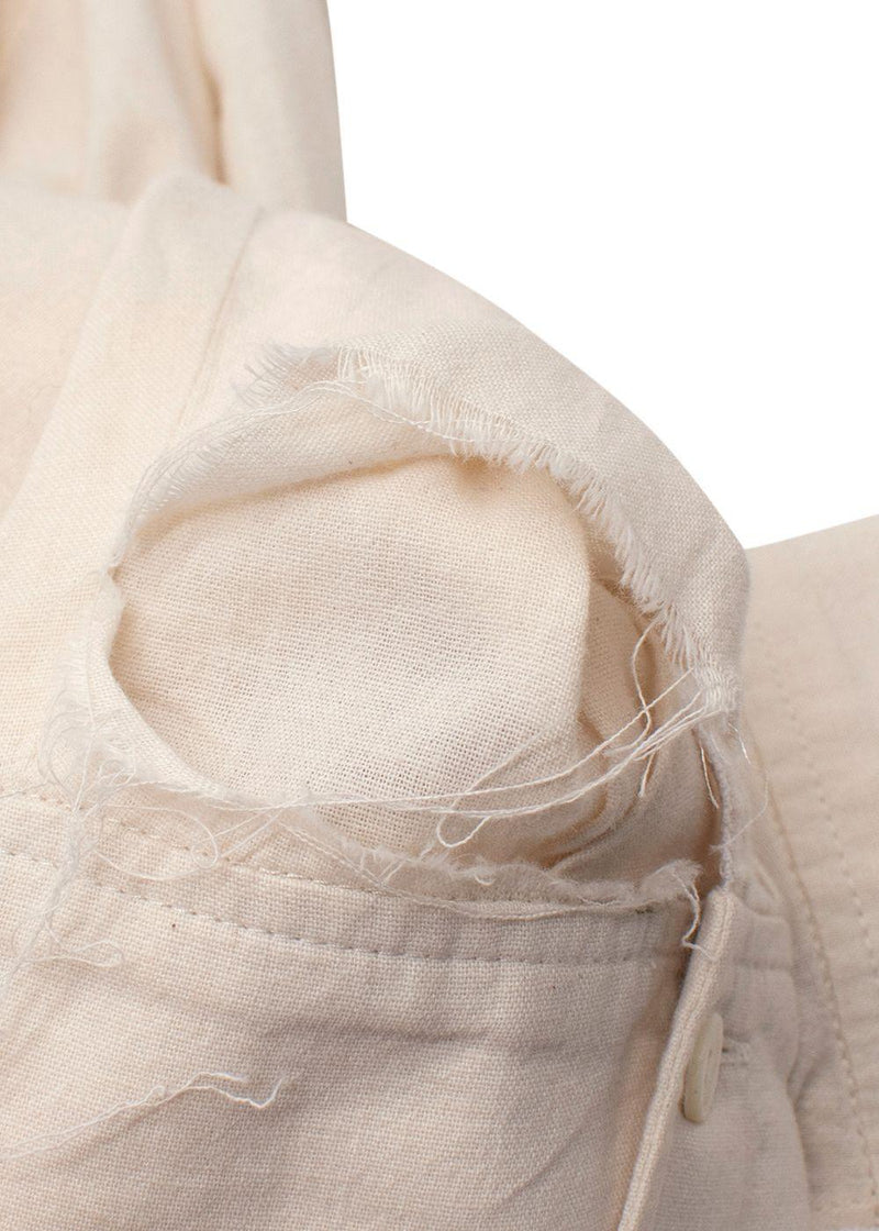 Jacquemus Neutral Le Papier Mini Dress