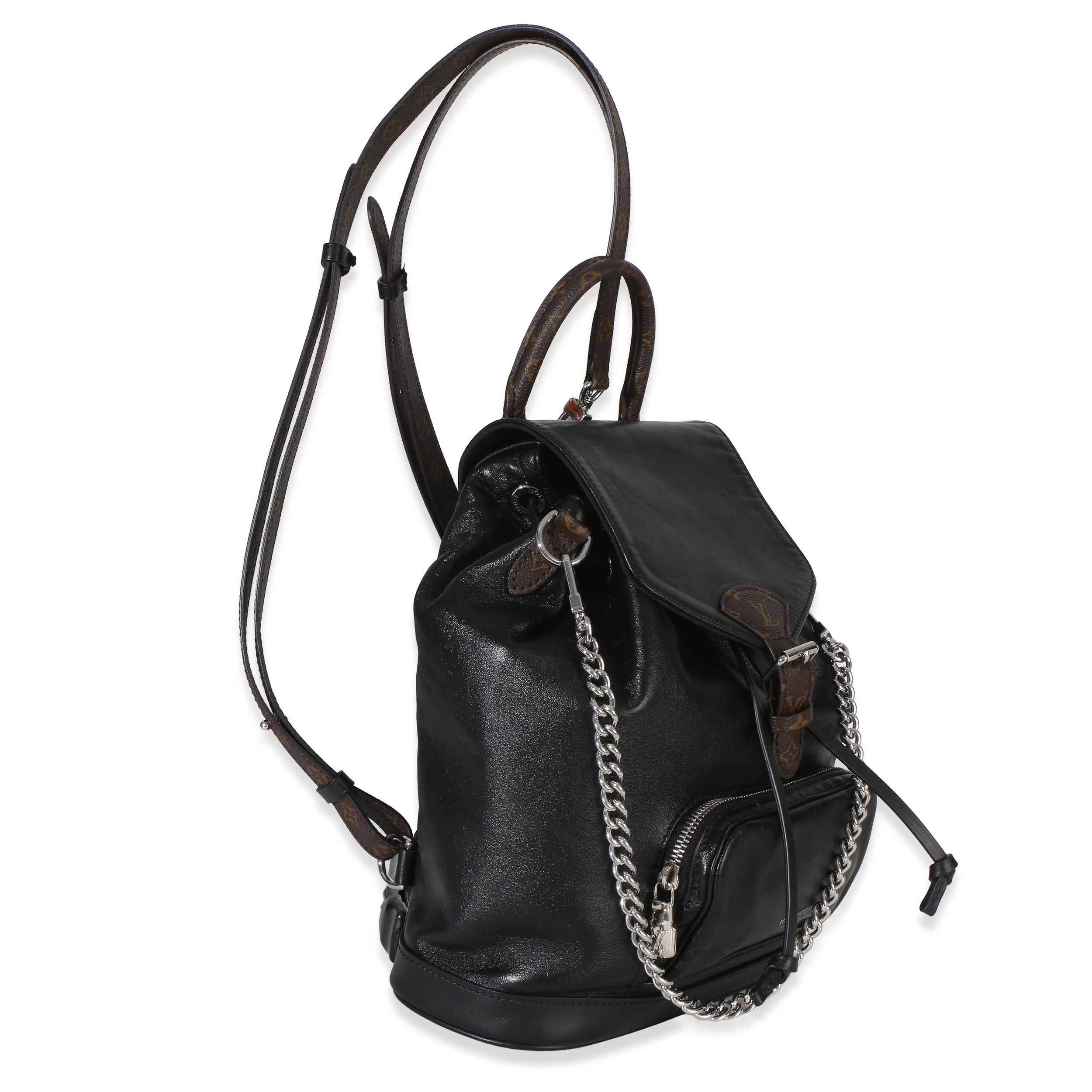 Louis Vuitton  Lambskin Monogram Canvas Montsouris Vibe PM