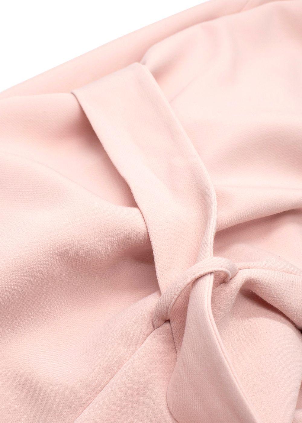 Sleeper Pink and Red Trim Belted Stretch Robe