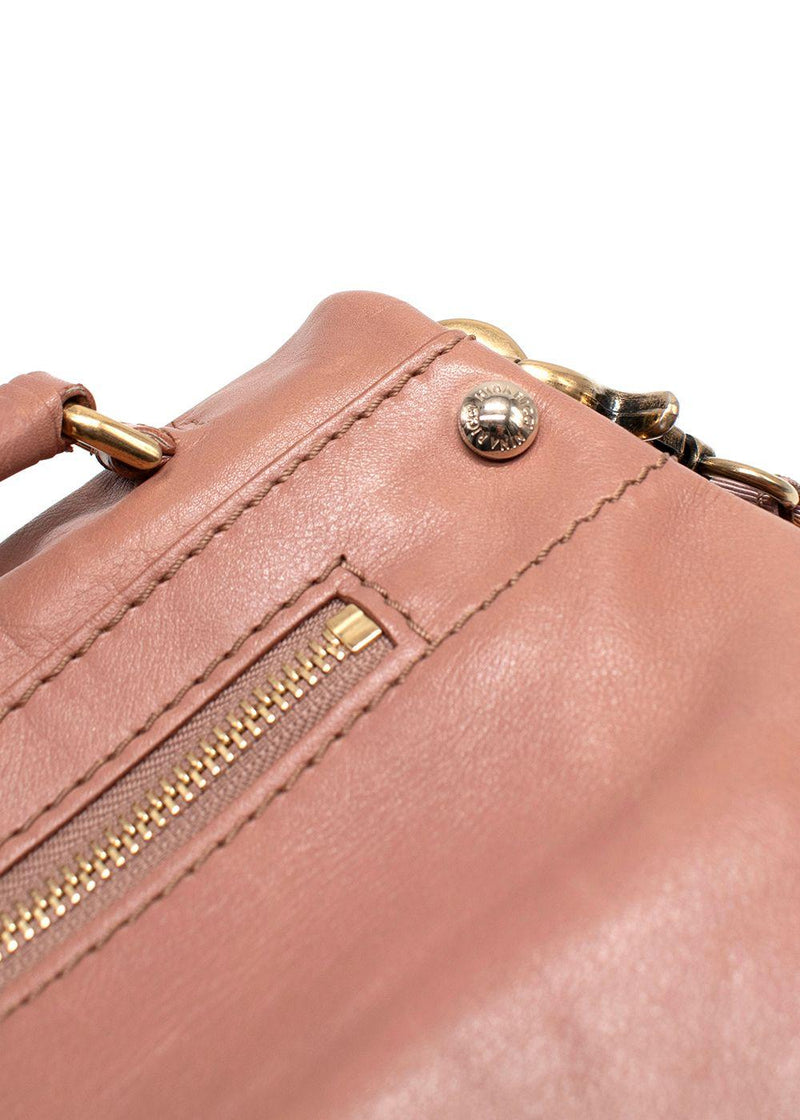 Nina Ricci Leather Shoulder + Top-Handle Bag