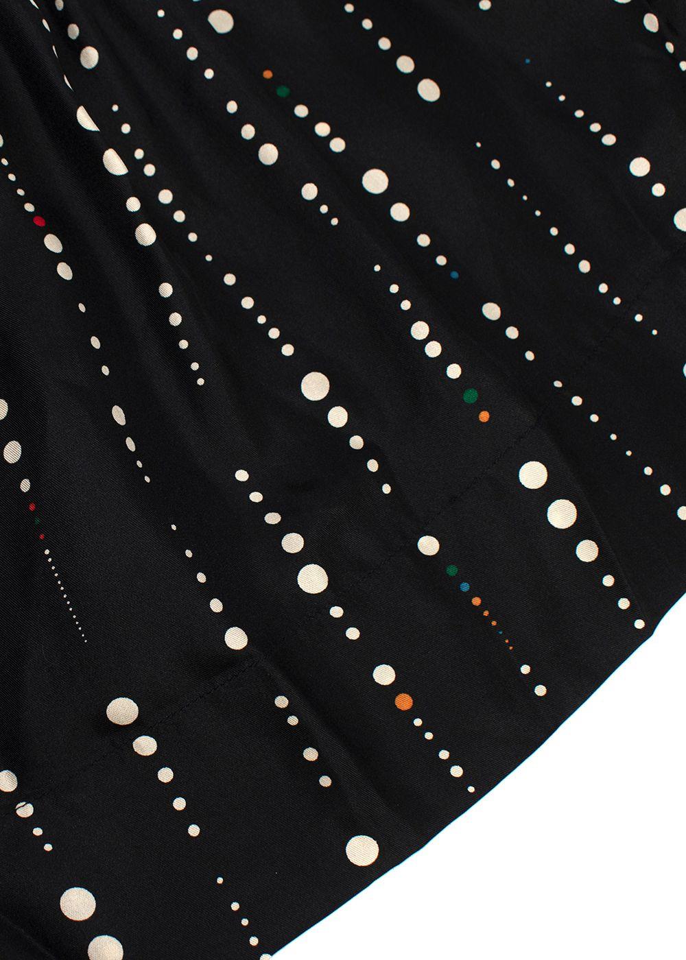 Isabel Marant Gemma Polka Dot Black Silk Blouse