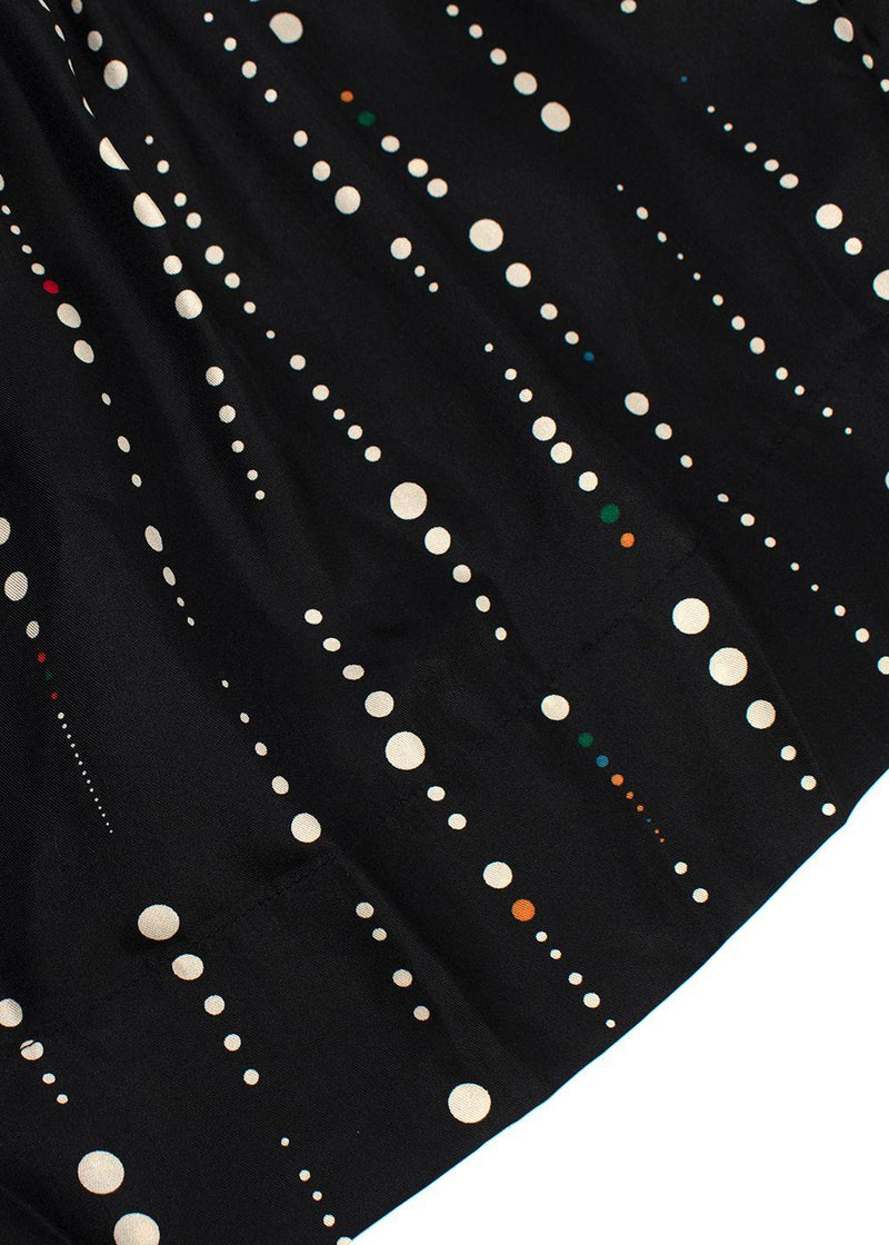 Isabel Marant Gemma Polka Dot Black Silk Blouse