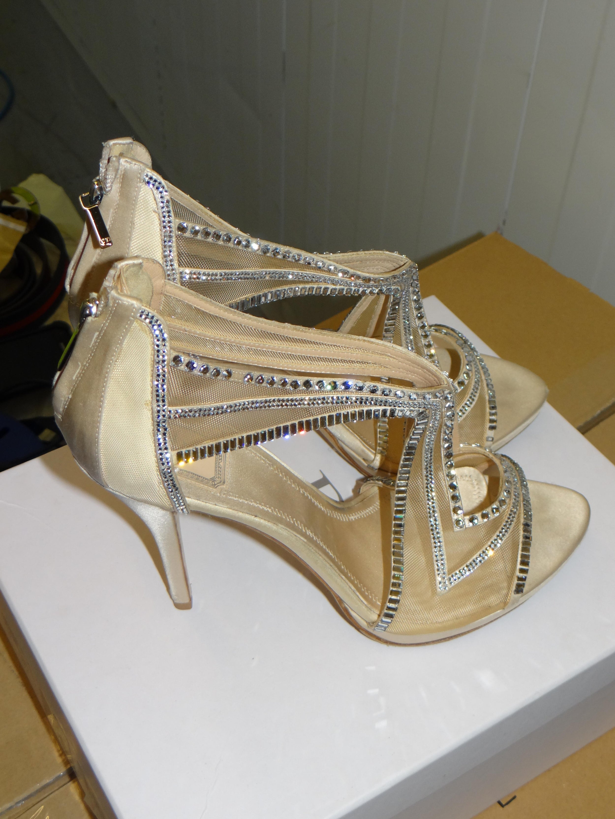 Dior ladies Swarovski crystal starlight sandals