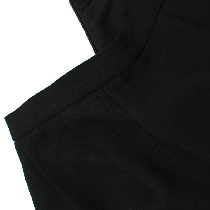 Raoul Black Knee Length Trapeze Skirt