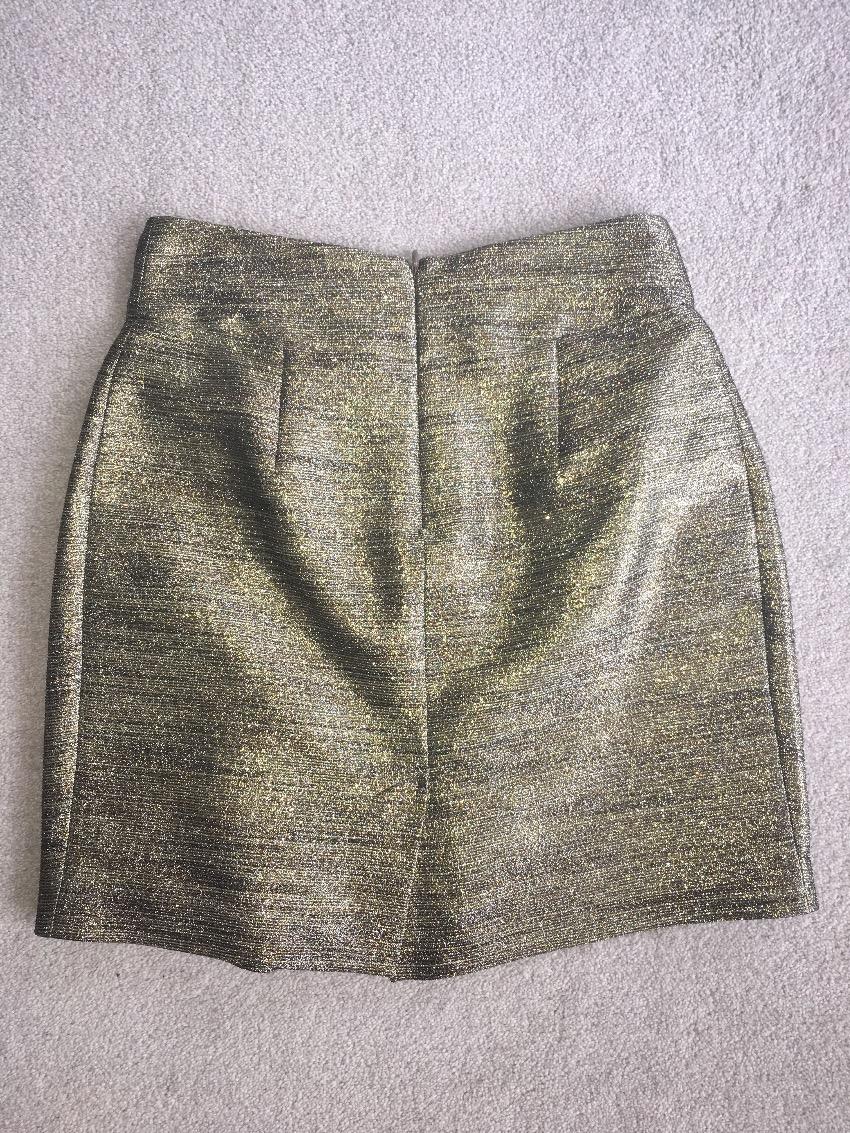 Etro Gold Shimmer Skirt