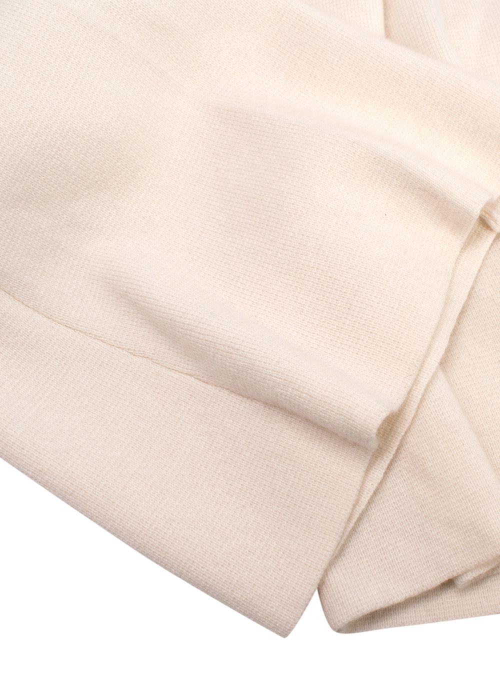 Galvan Cream Maia Cashmere Flared Trousers