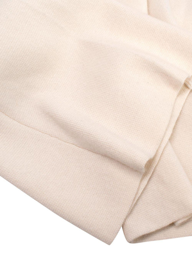 Galvan Cream Maia Cashmere Flared Trousers