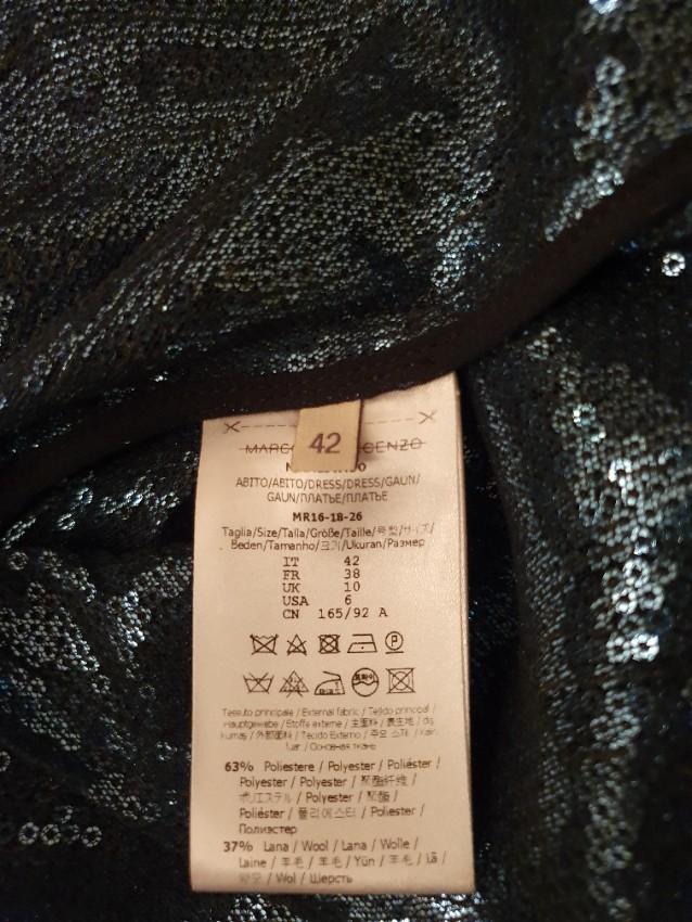 Marco cenzo De Slit Front Button Down Pleated Dress