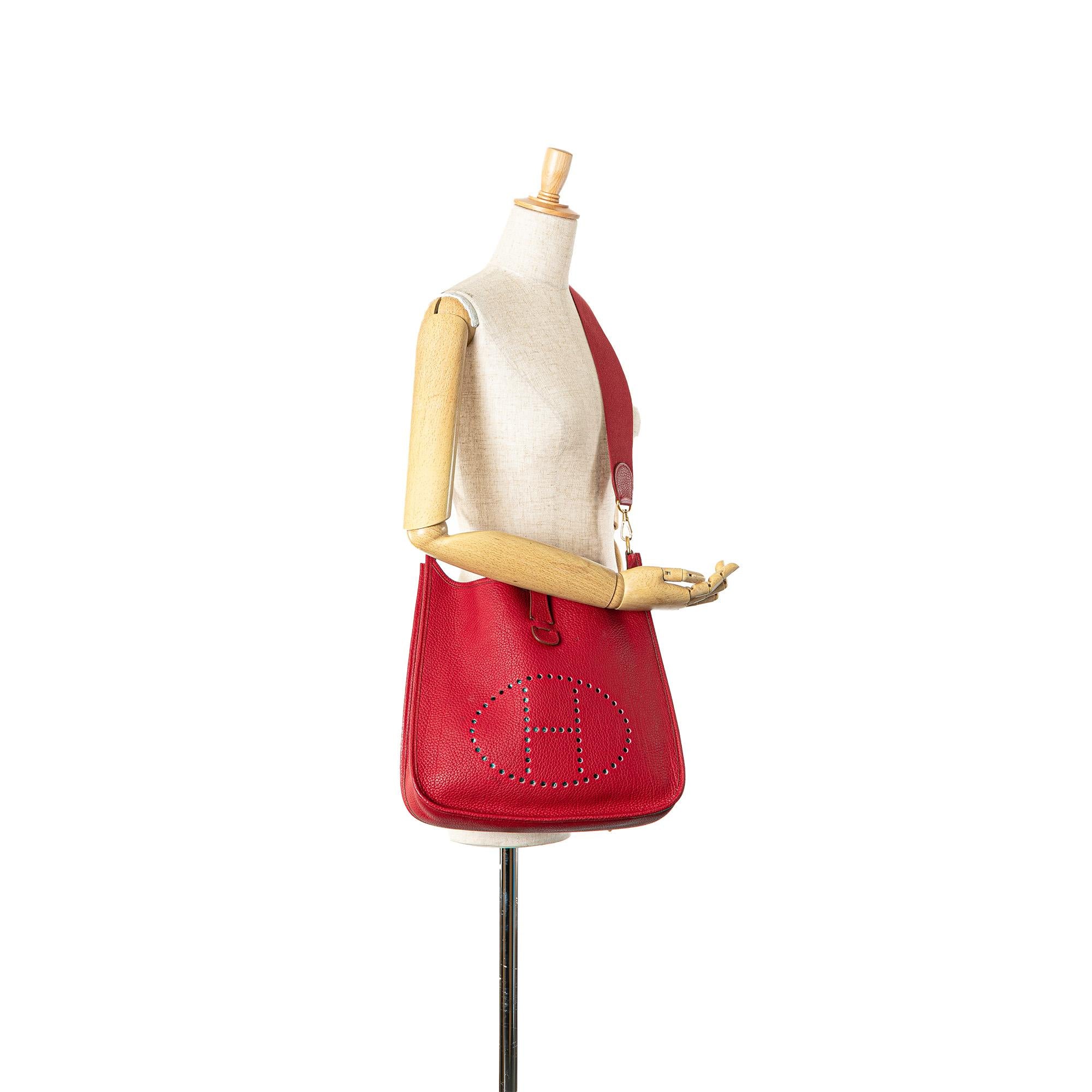 Hermes Rouge Ash Clemence Evelyne I 33
