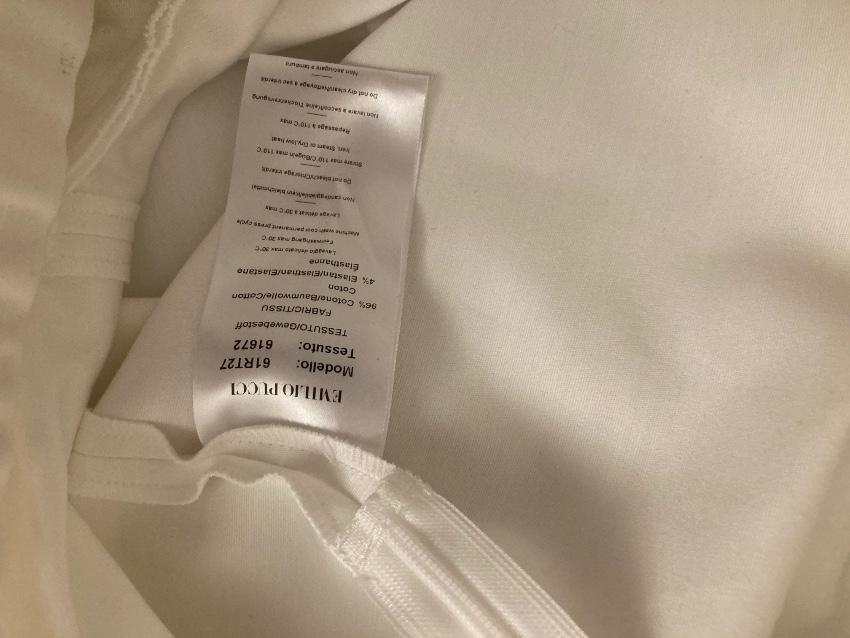 Emilio Pucci White Flared Leg Pants