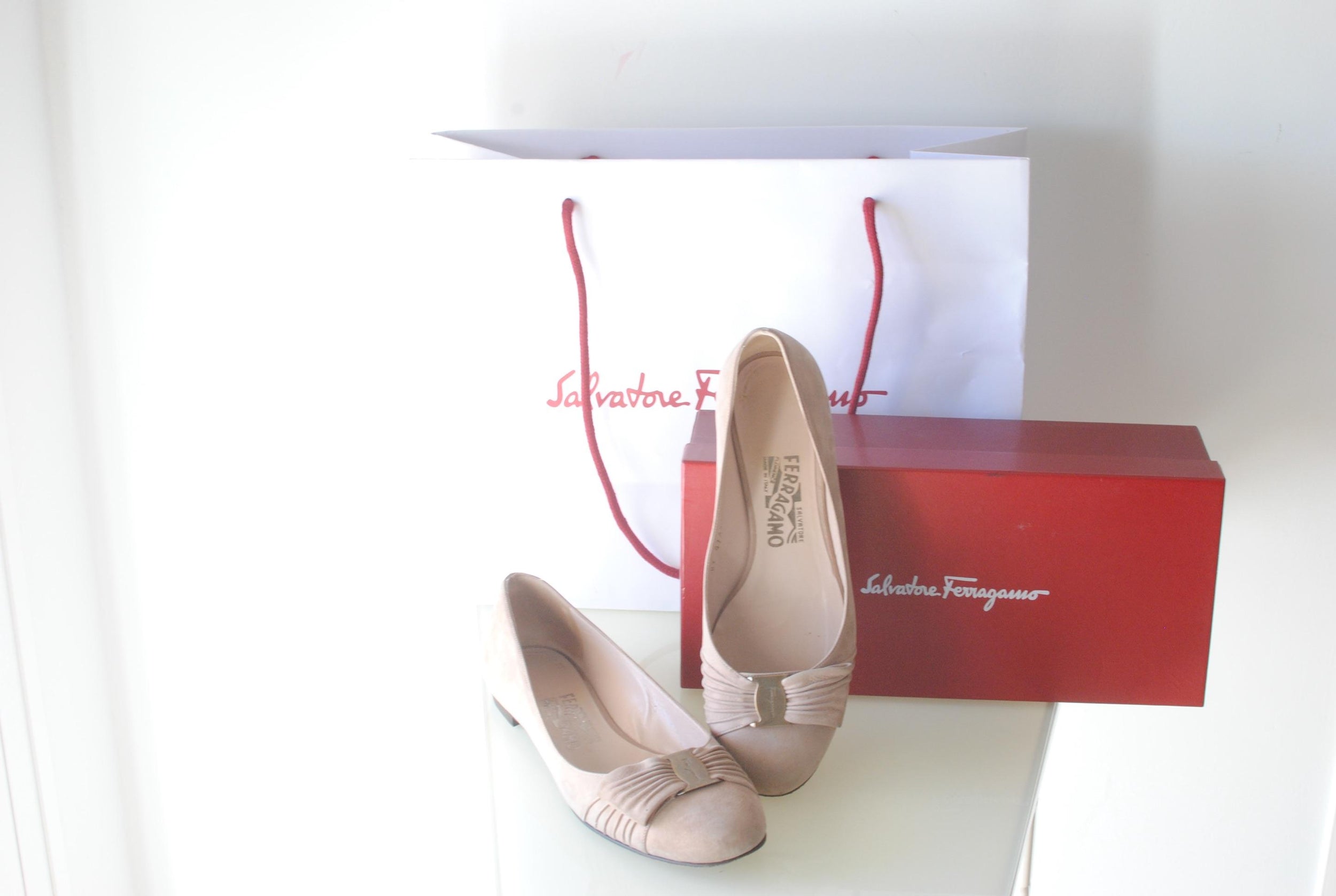 Suede Ballerinas