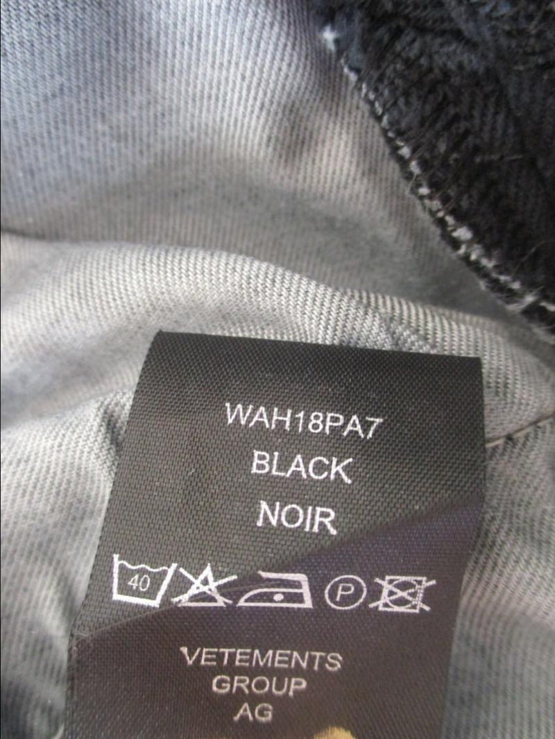 Vetements x Levis Black Jeans
