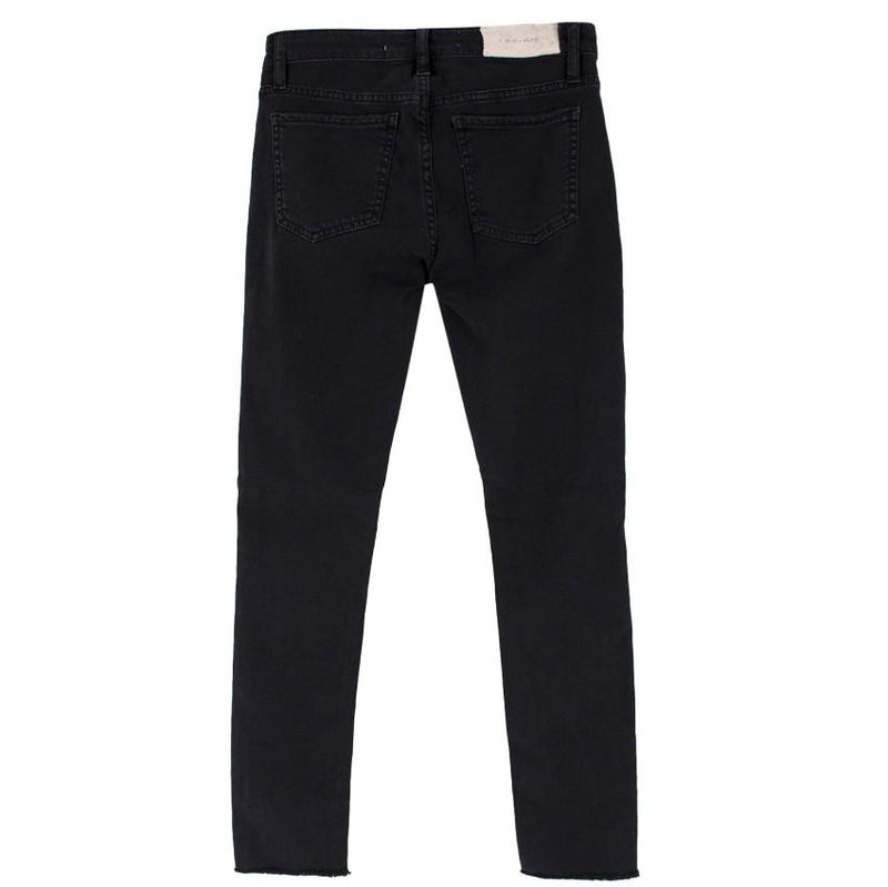 IRO Jarod Ajuste Distressed Black Jeans