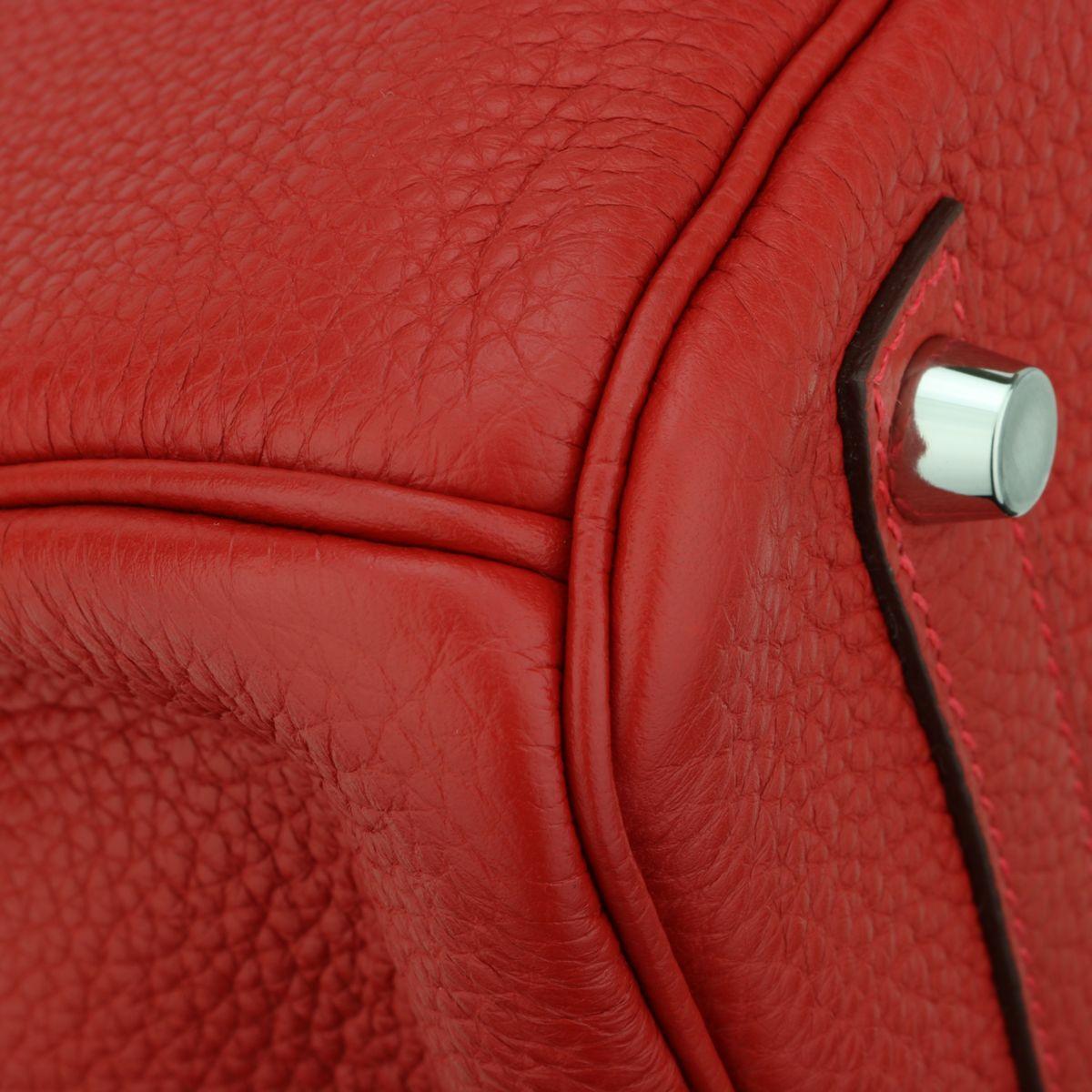 Hermès Birkin 30cm Rouge Casaque Togo Leather with Palladium Hardware