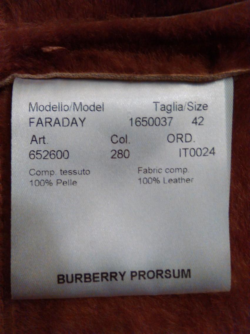 Burberry Faraday Double-breasted coat in shearling