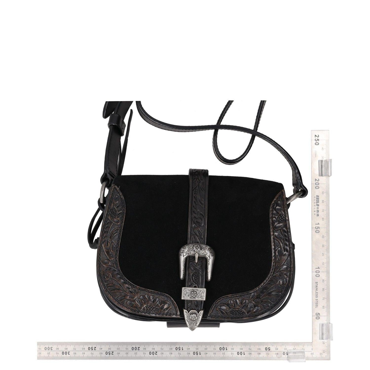 Polo Ralph Lauren Buckled Saddle Crossbody Bag