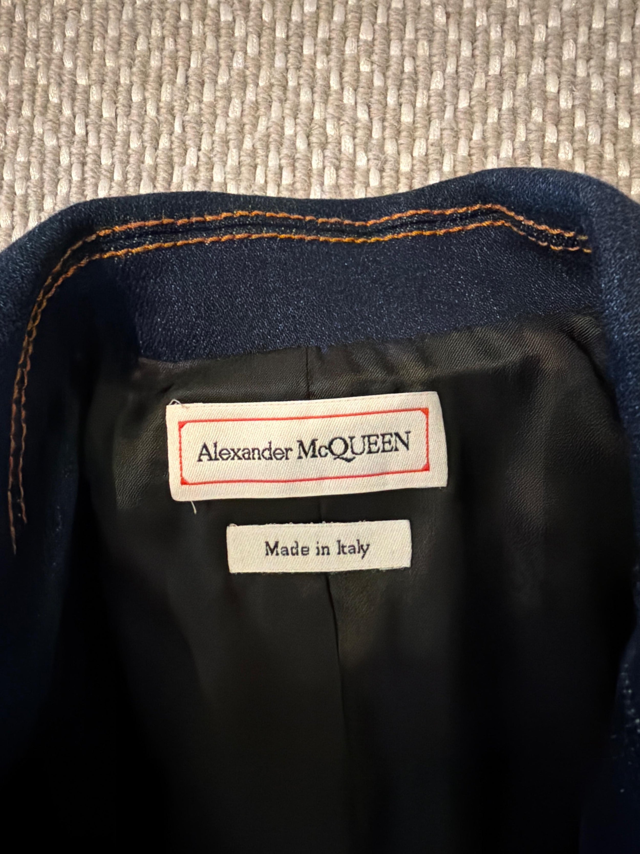 Alexander McQueen Denim Blazer