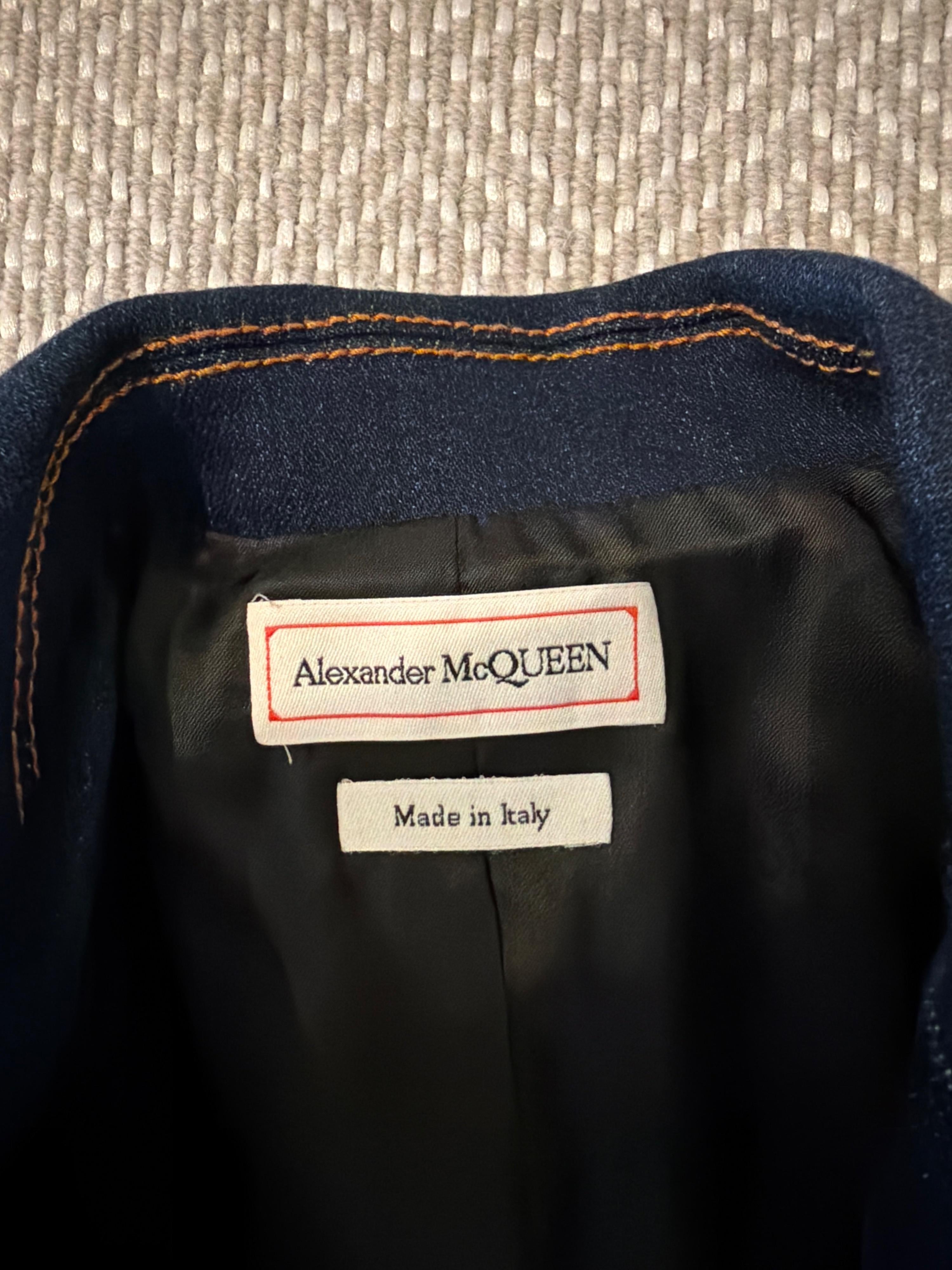 Alexander McQueen Denim Blazer