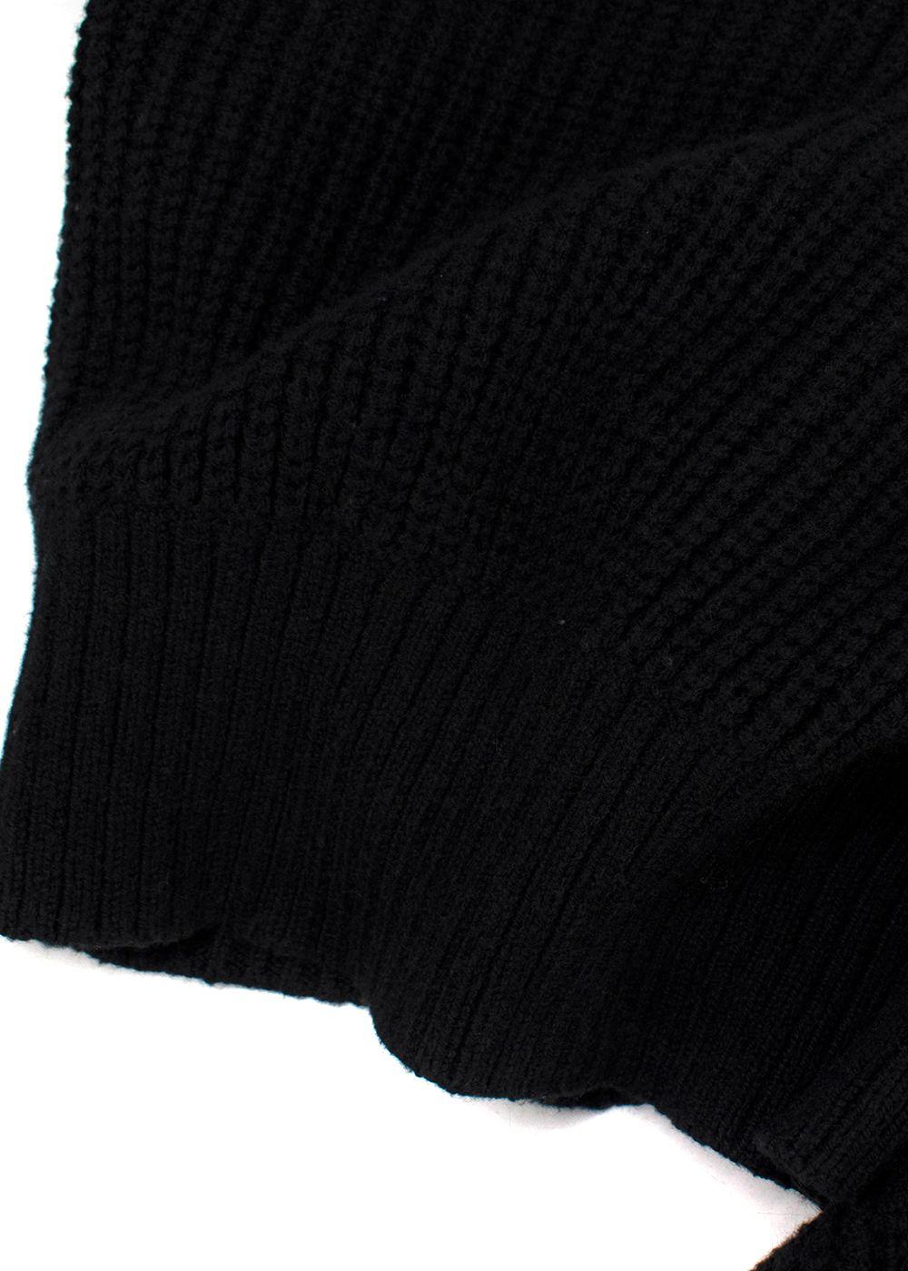 Frame Black Rib Knit Jumper