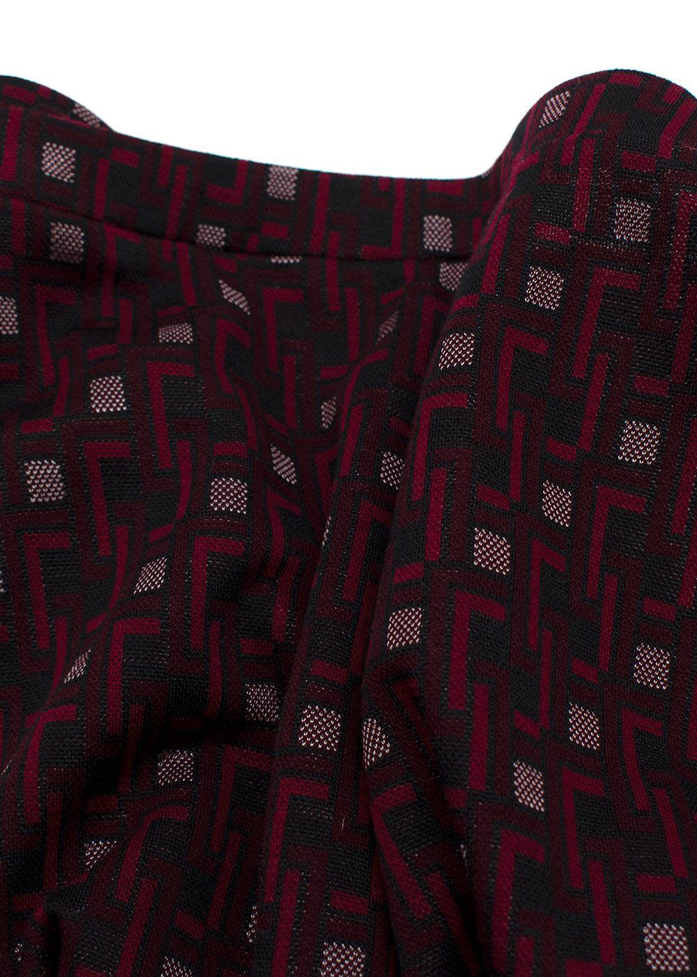 Diane Von Furstenberg Red Tavolara Trousers