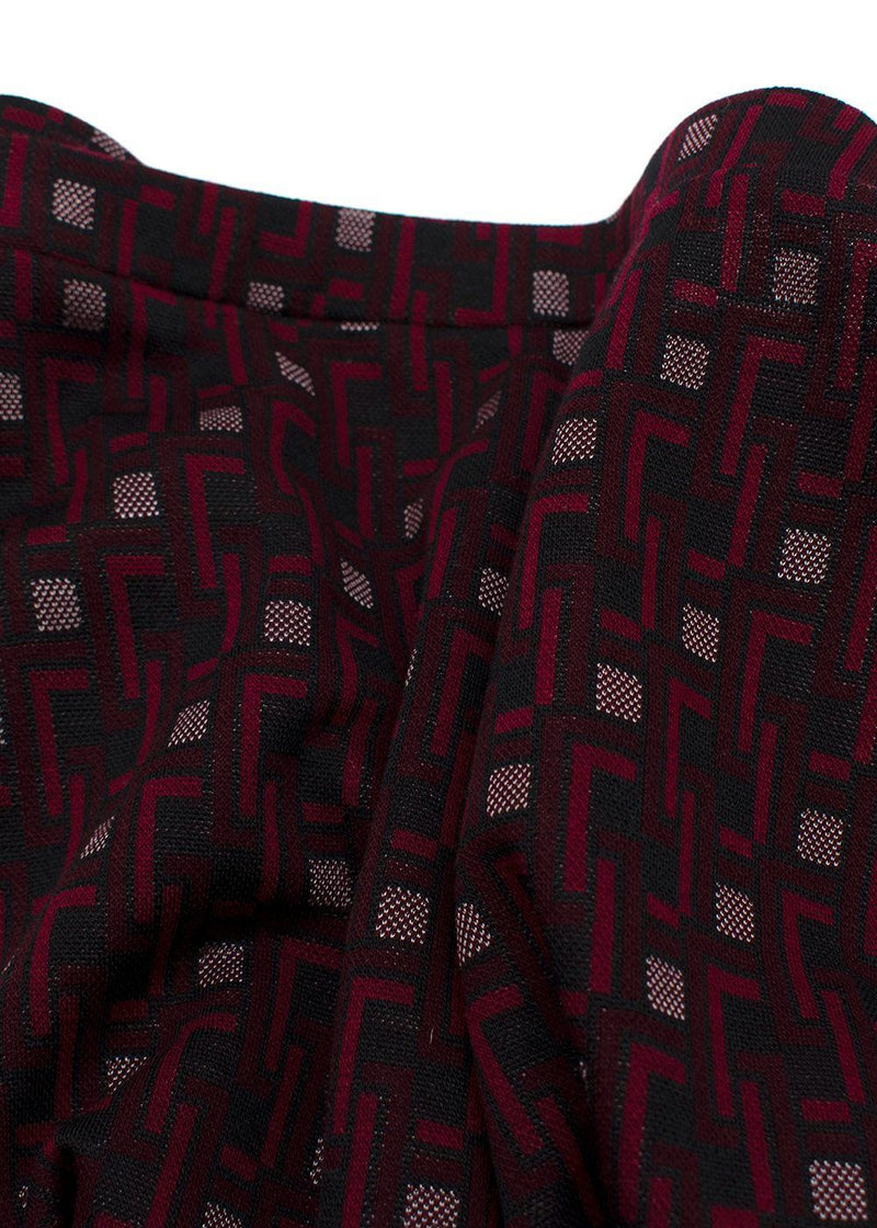 Diane Von Furstenberg Red Tavolara Trousers