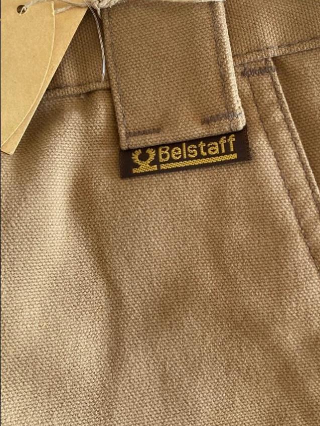 Belstaff beige cotton chino work wear trousers