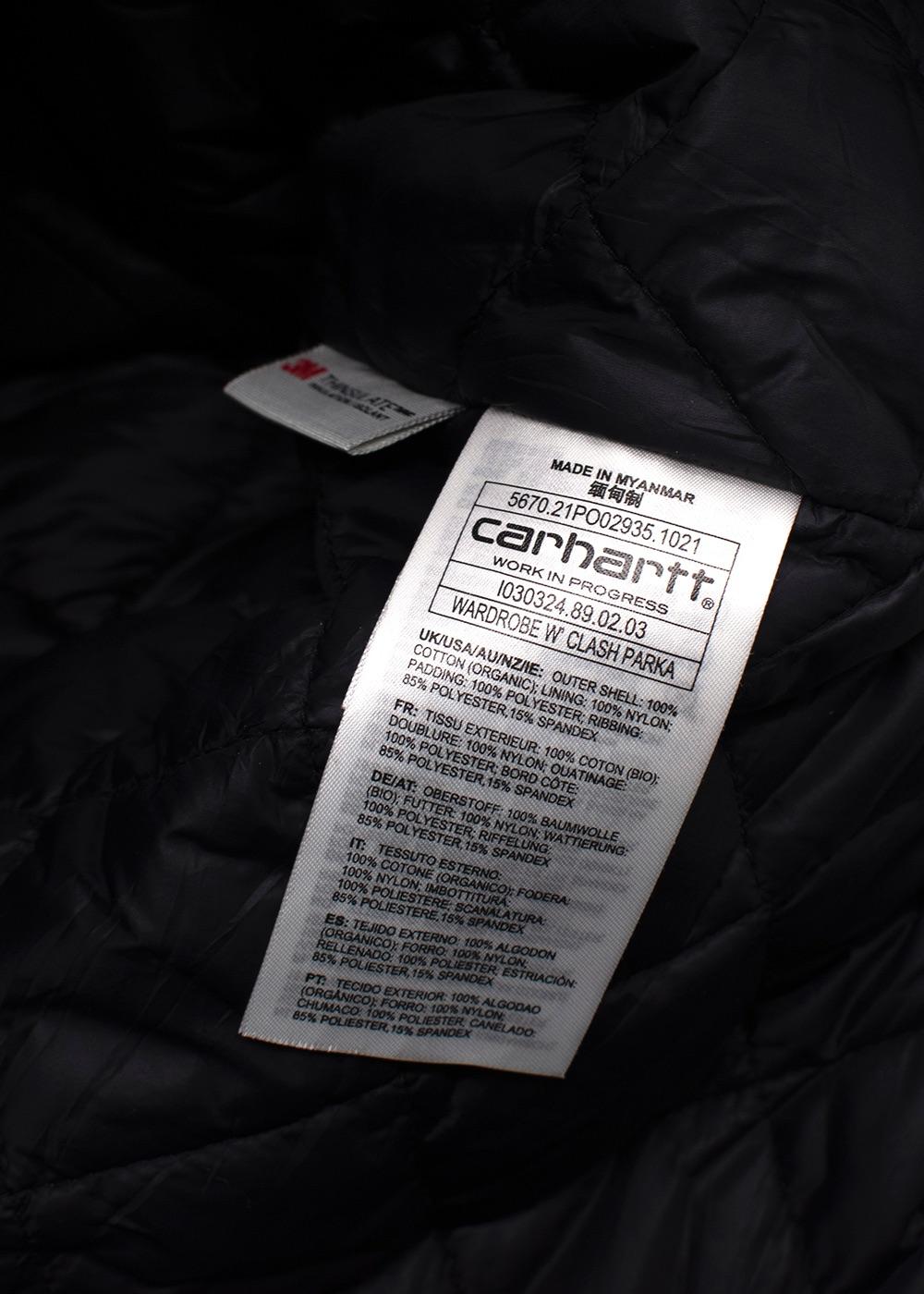 Carhartt x Wardrobe NYC Black Parka Coat