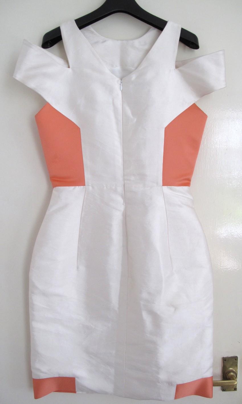 William Tempest Silk Pencil Cut Out Dress