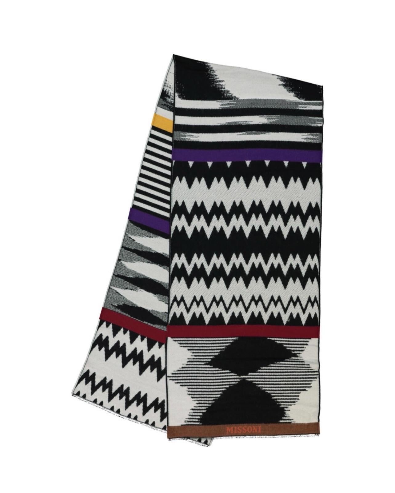 Multicoloured Wool Scarf
