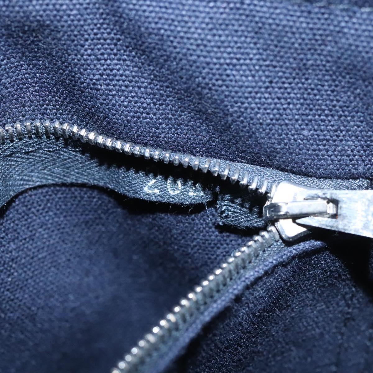 Hermès Blue Canvas Tote Bag