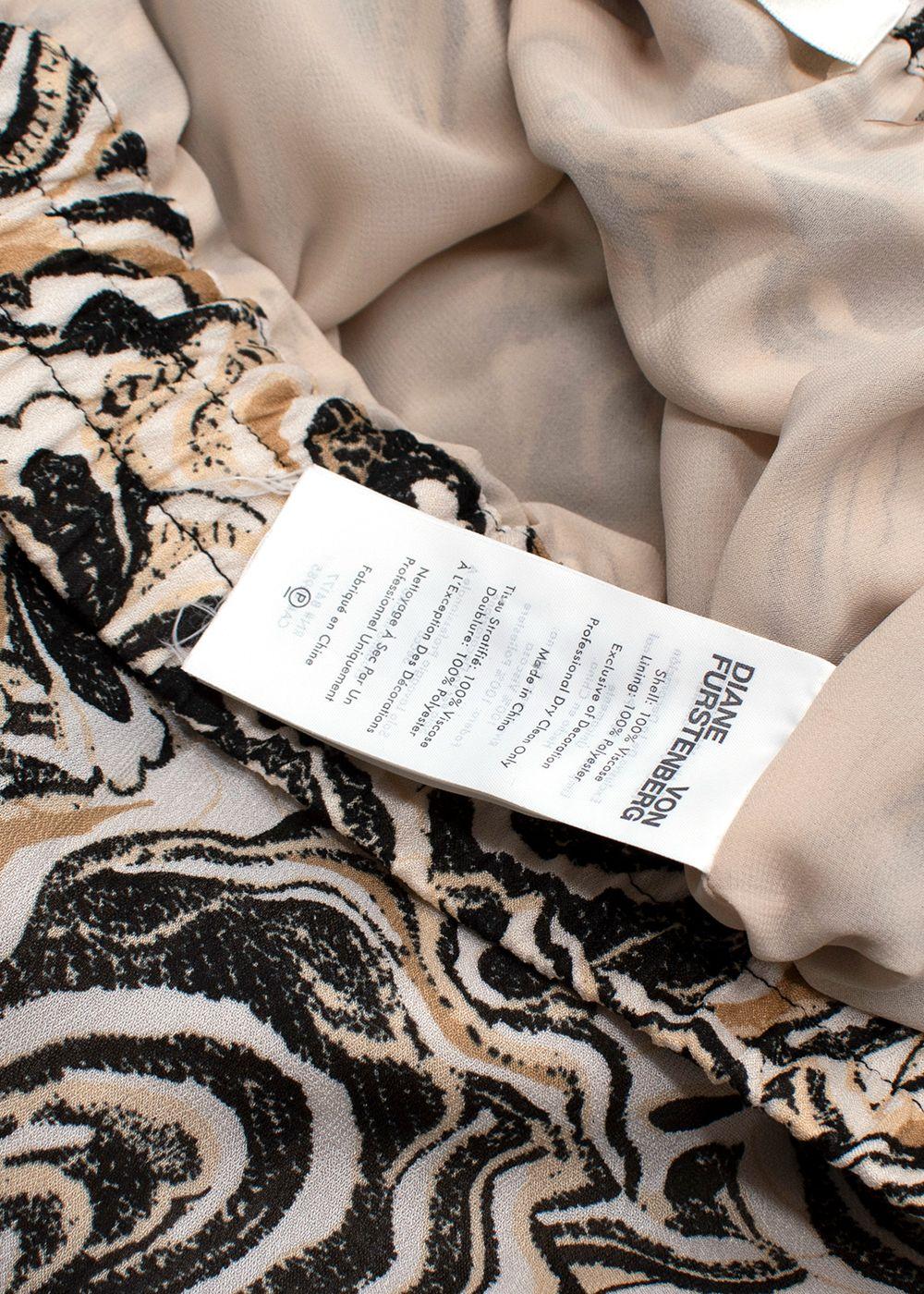Diane Von Furstenberg  Printed Relaxed Trousers