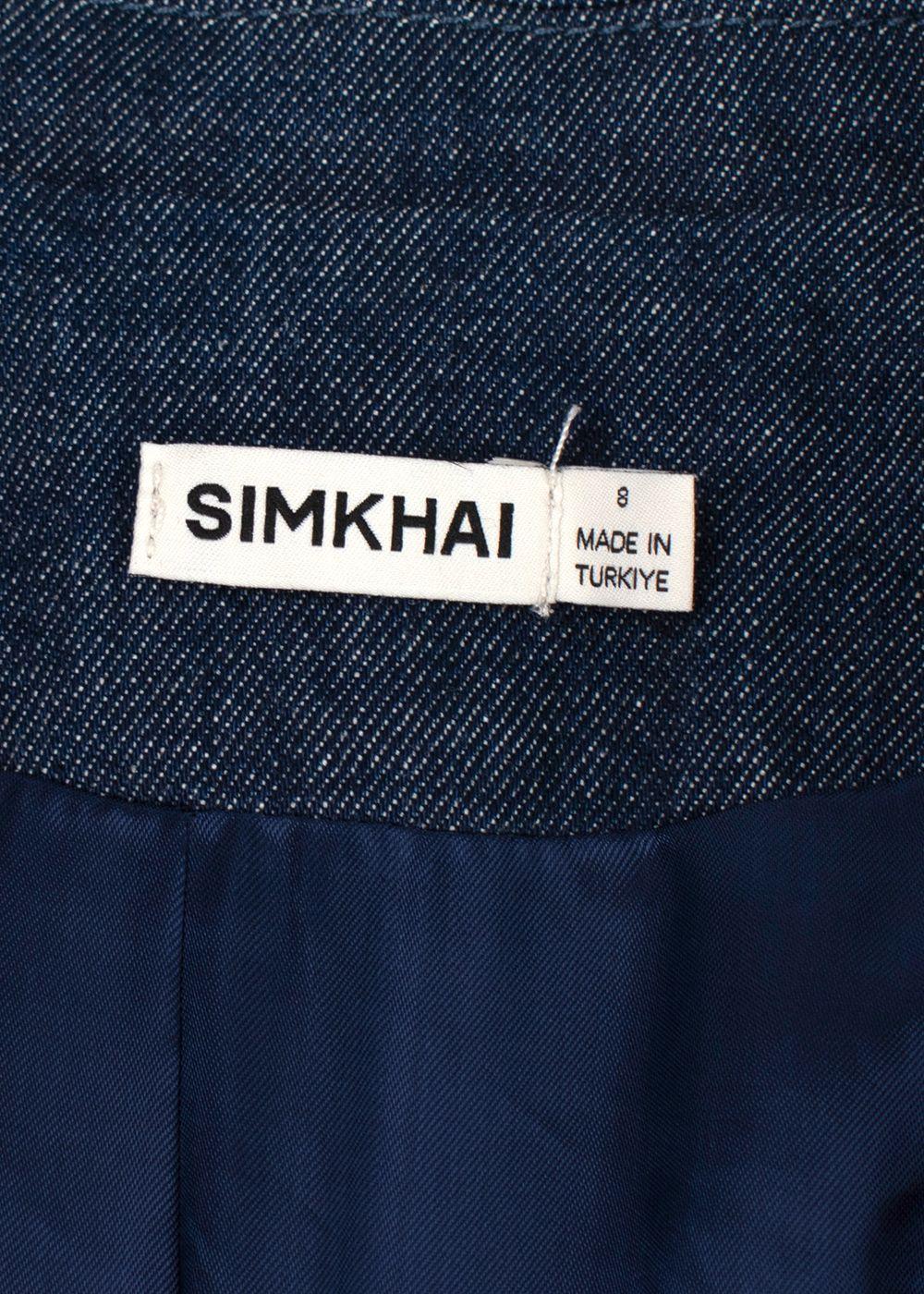 Johnathan Simkhai Blue Denim Jasper Blazer