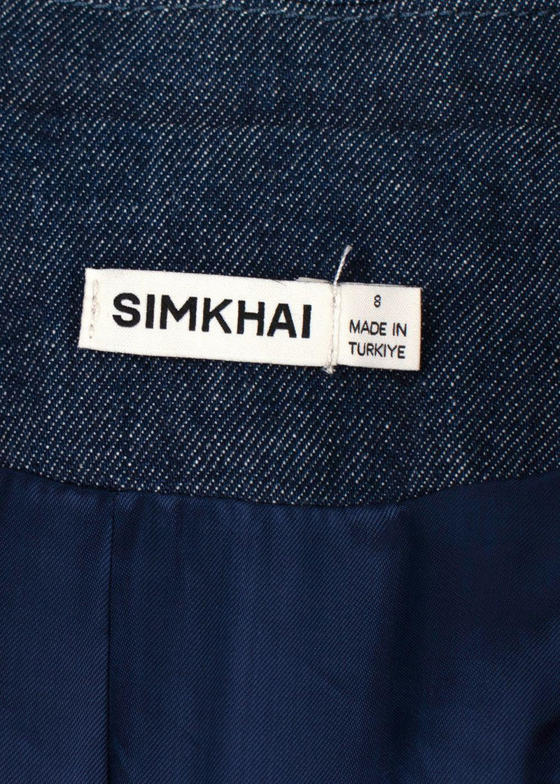 Johnathan Simkhai Blue Denim Jasper Blazer
