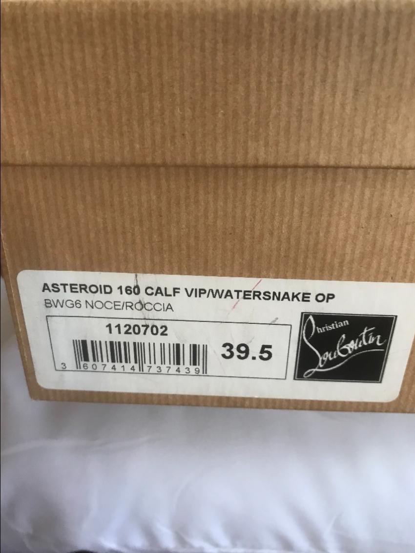 Christian Louboutin Asteriod Snake Leather Platforms