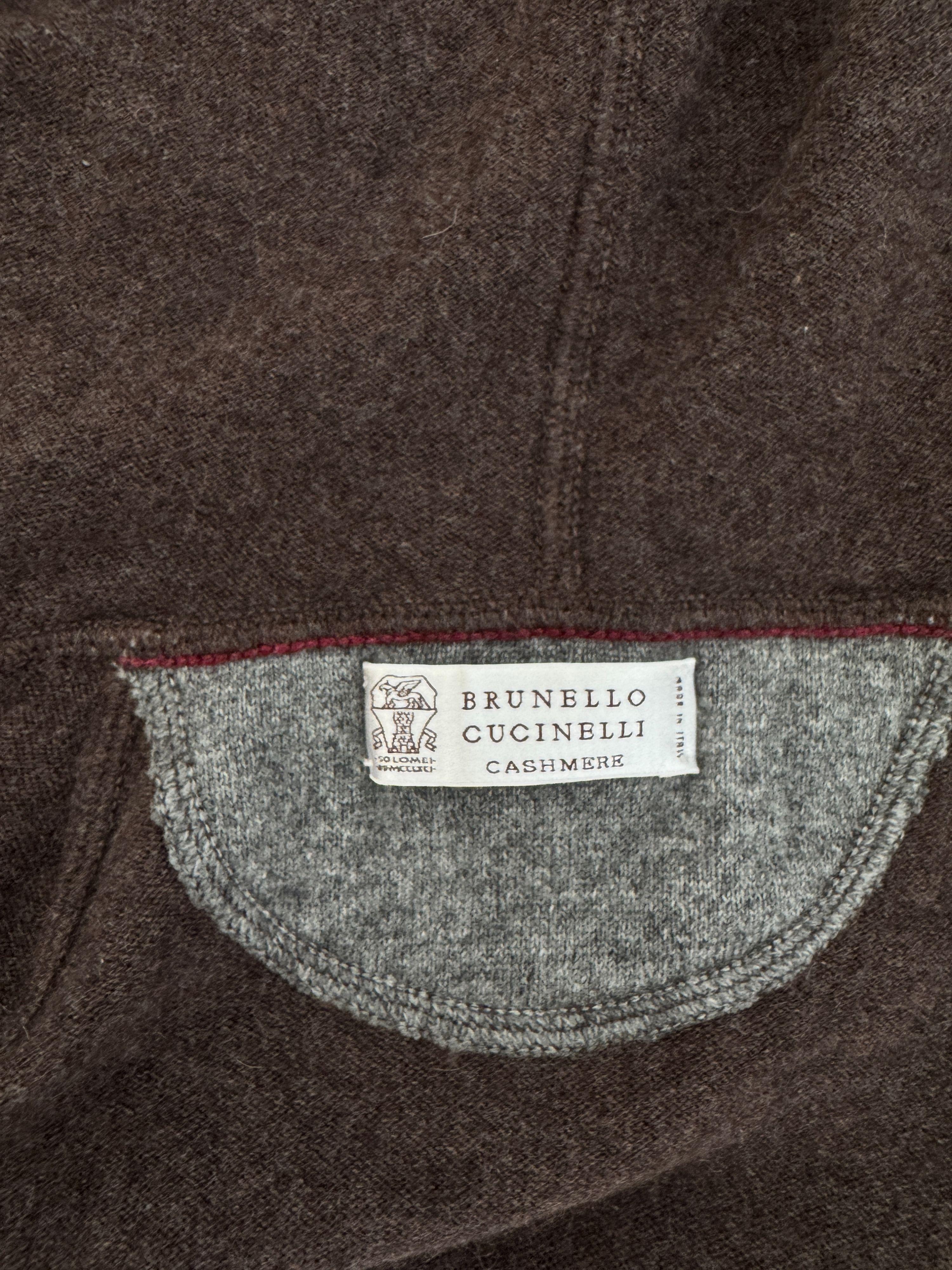 Brunello Cucinelli Hooded Cashmere Sweater/Cardigan