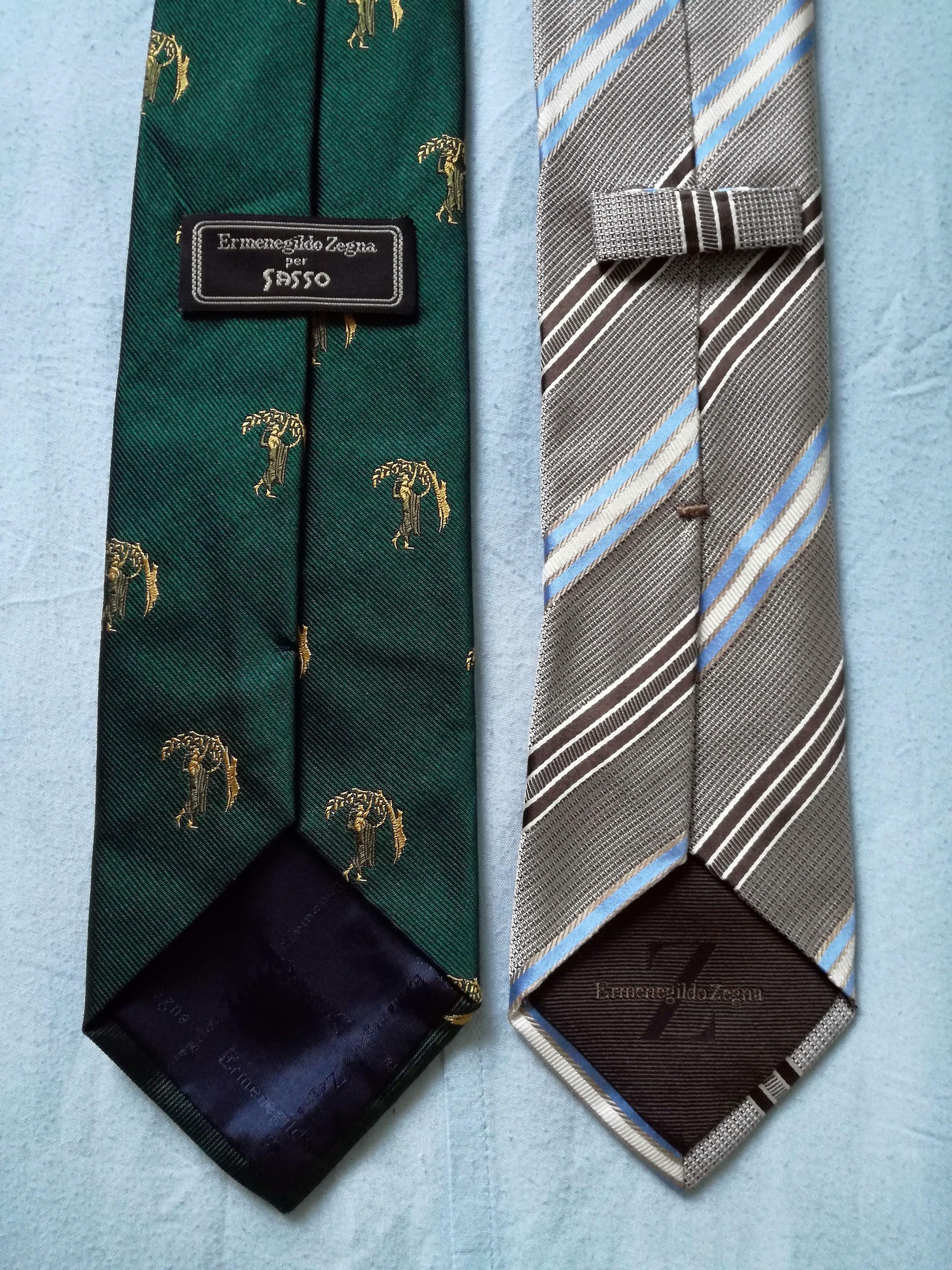 Ermenegildo Zegna - 2 Silk Neck Ties