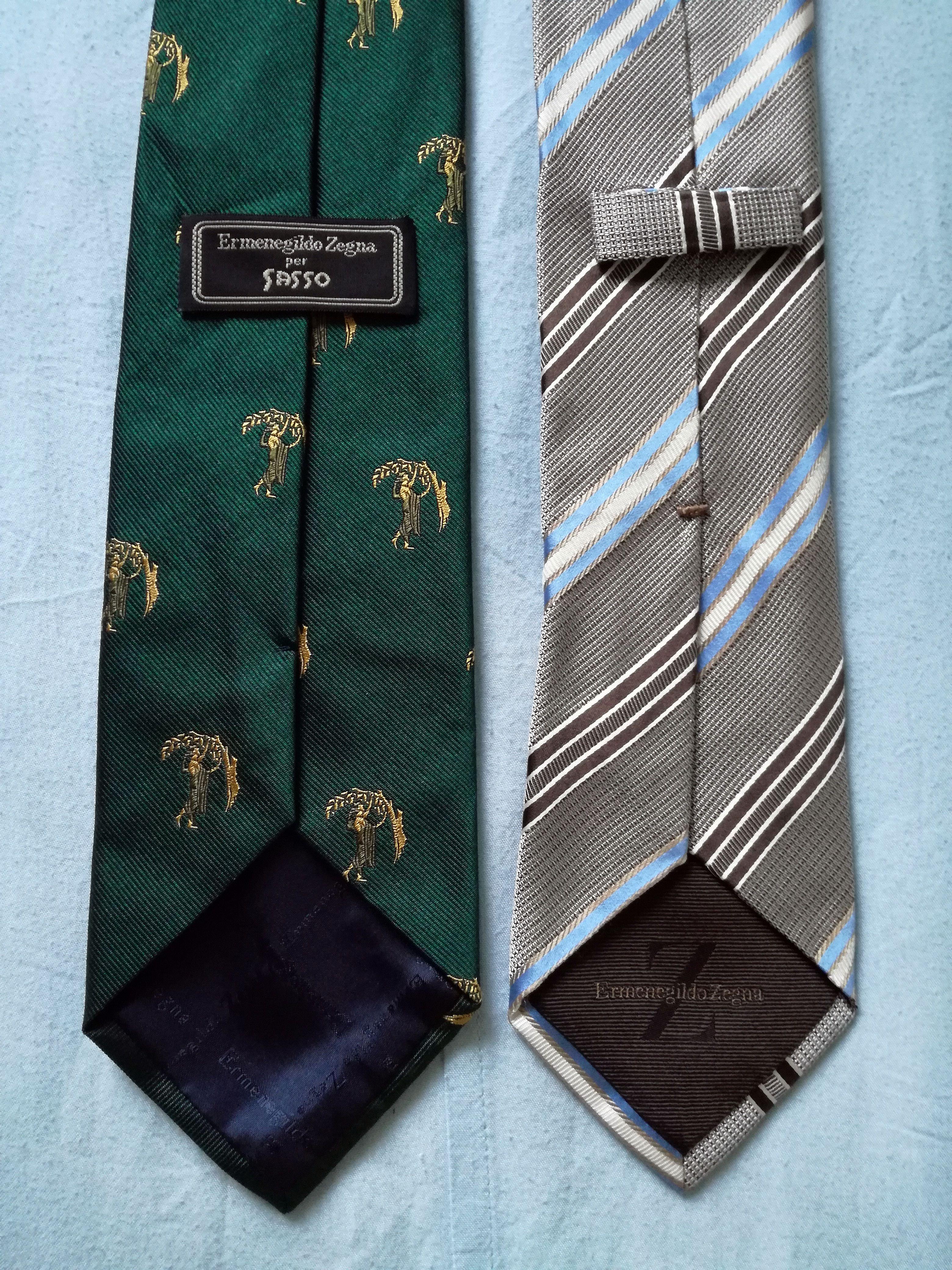 Ermenegildo Zegna - 2 Silk Neck Ties
