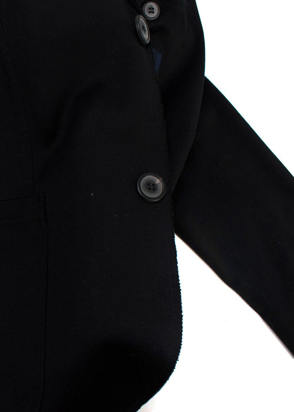 Lanvin Black Cotton Single-breasted Blazer