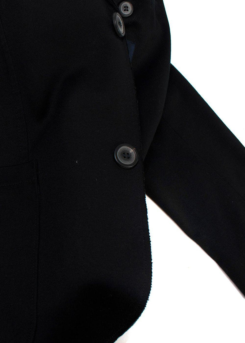 Lanvin Black Cotton Single-breasted Blazer