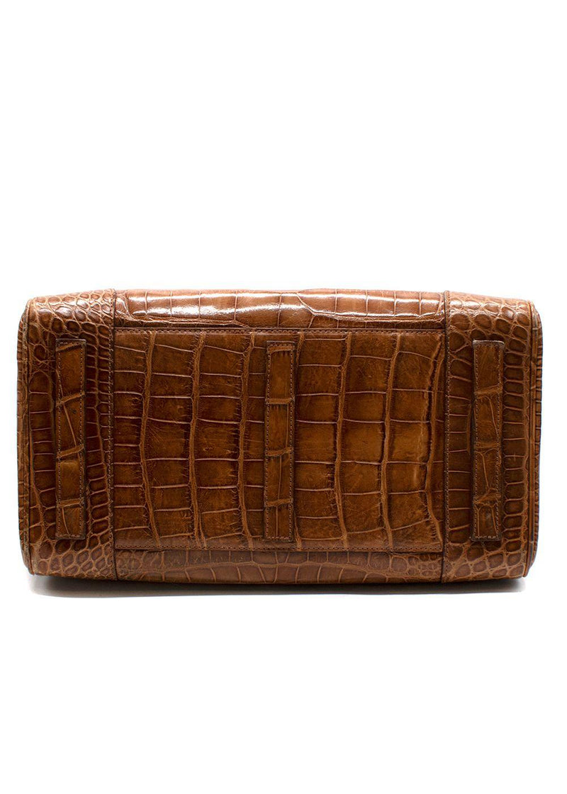 Ralph Lauren Ricky 33 Caiman Crocodile Bag