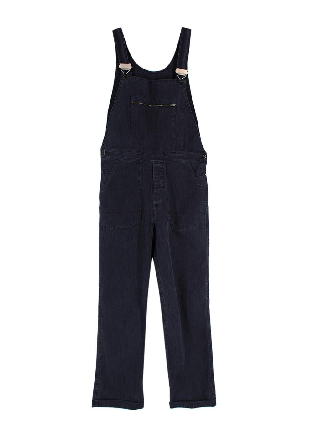 MHL Black Denim Canvas Dungarees