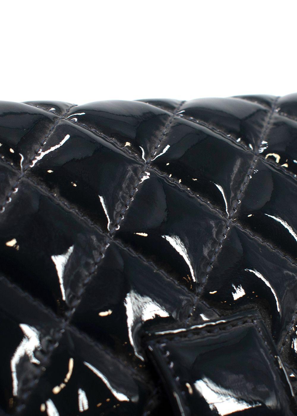 Chanel Midnight Blue Patent Leather Pouch