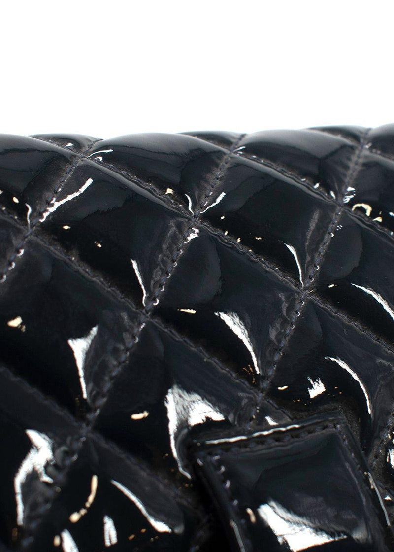 Chanel Midnight Blue Patent Leather Pouch