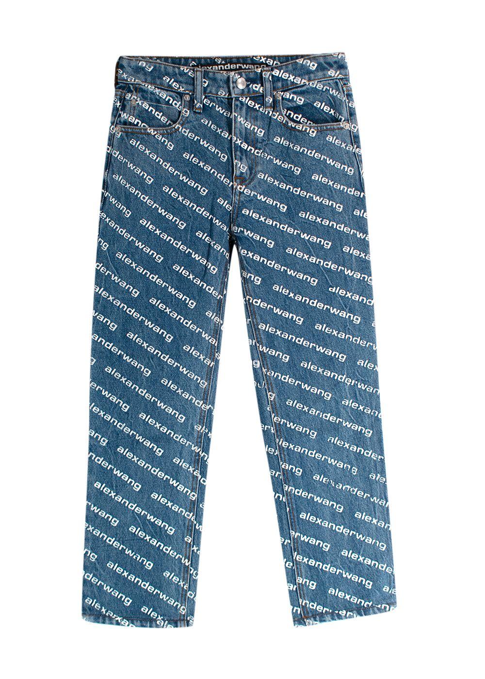 Alexander Wang Denim Printed Jeans
