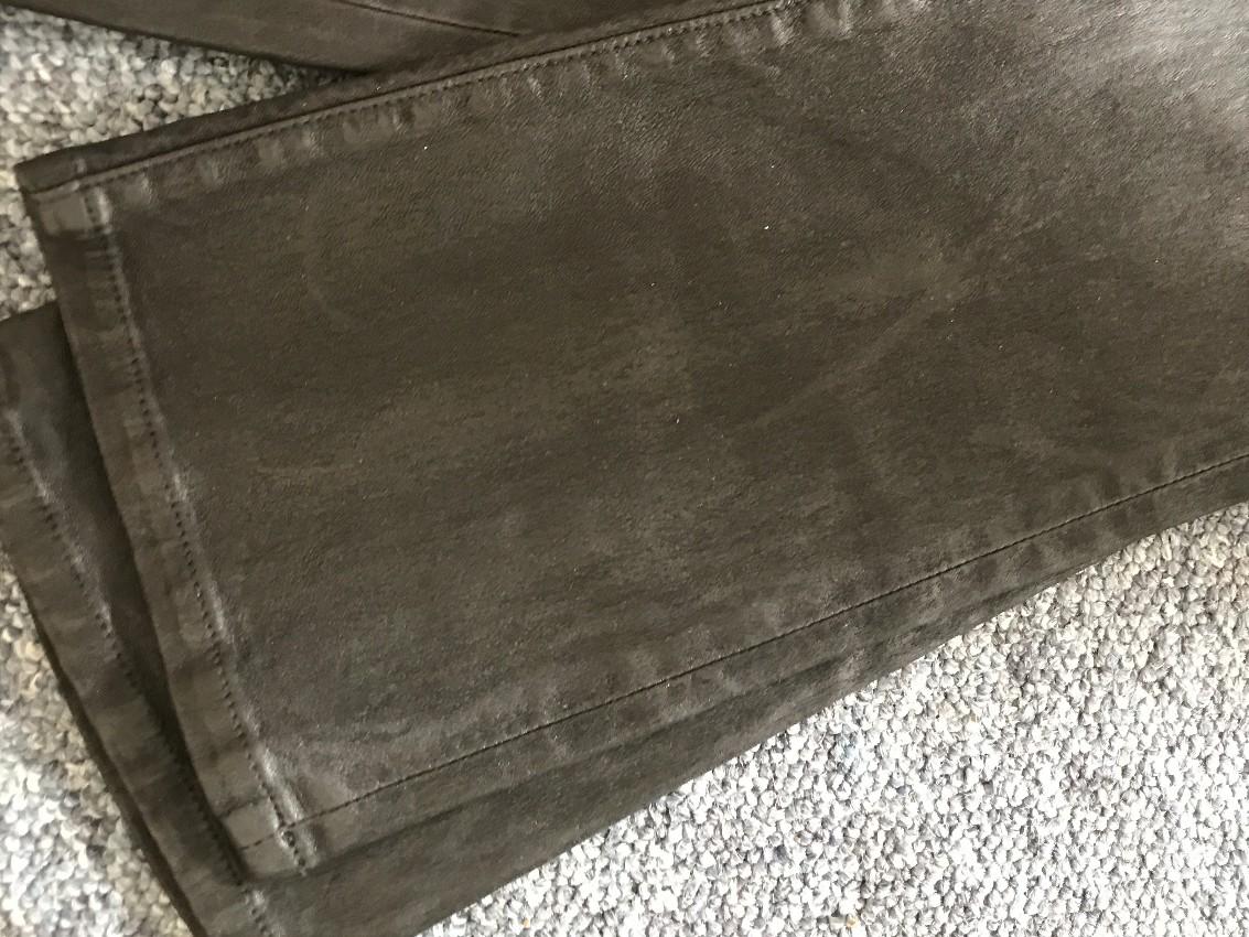 Goldsign gold leather trousers