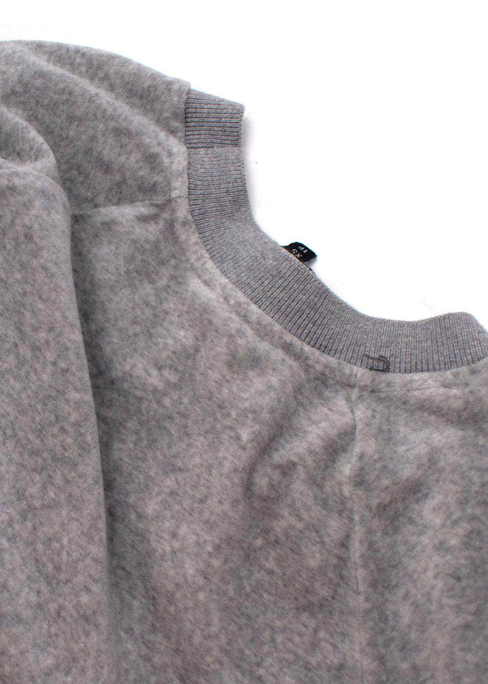 3.1 Phillip Lim Grey Velvet Jumper
