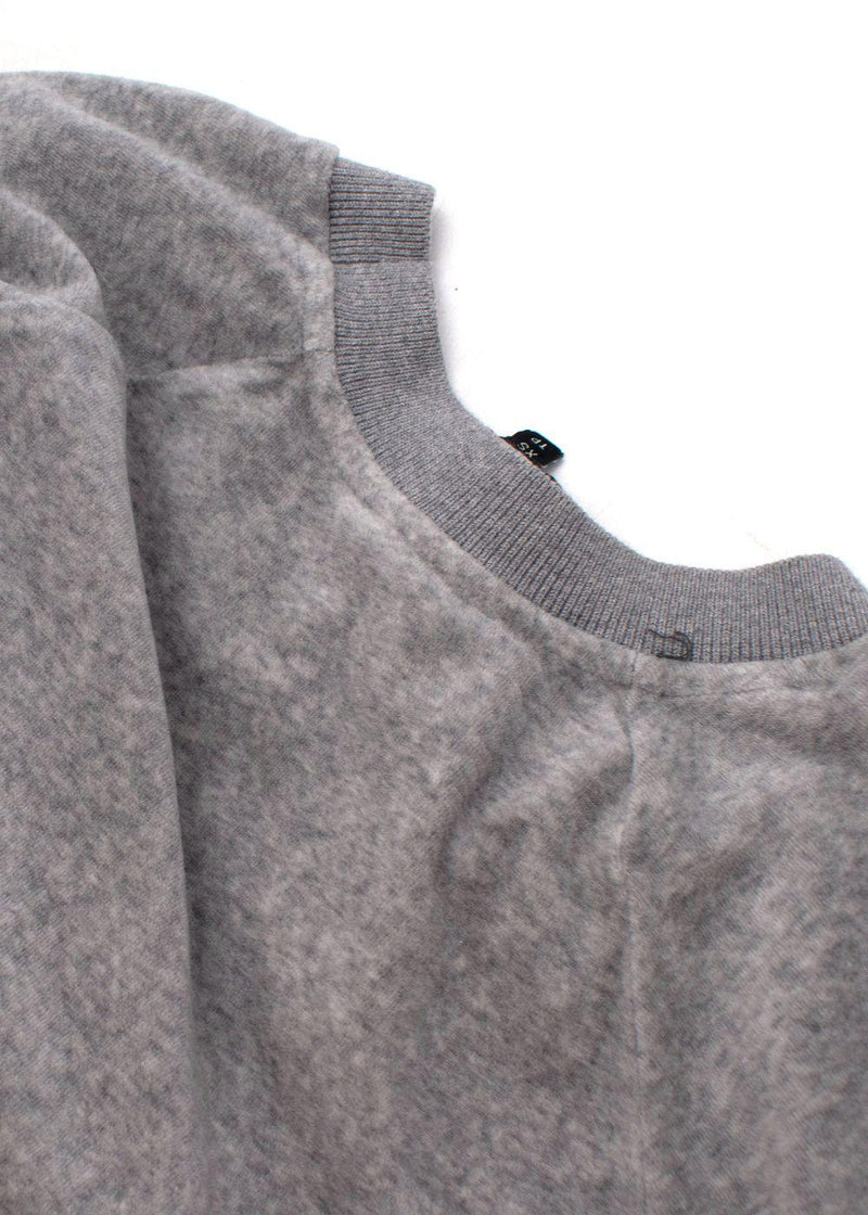 3.1 Phillip Lim Grey Velvet Jumper